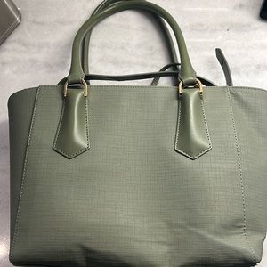 Dagne Dover Medium Signature Tote, Olive Green